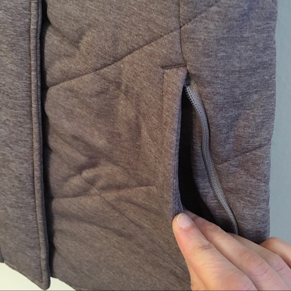 Athleta Quilted Vest Heather Purple Icecap XXS - Picture 5 of 8